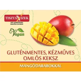   Mürbeteigkekse mit Mangostücken 150g Tiszta Ízek glutenfrei, handwerklich hergestellt