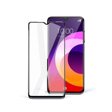   Apple iPhone iPhone SE 2022/2020/8/7 Full Glue Ceramic hajlított tempered glass kijelzővédő üvegfólia, fekete