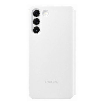   Samsung Galaxy S22+ Clear View Cover, gyári flip tok, fehér, EF-ZS906CW