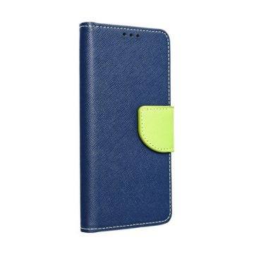 Fancy Xiaomi Redmi Note 11/11S flip tok, kék-lime