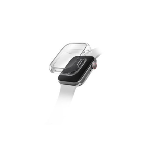 Uniq Garde Hybrid Apple Watch 45mm tok, tempered kijelző fóliával, átlátszó