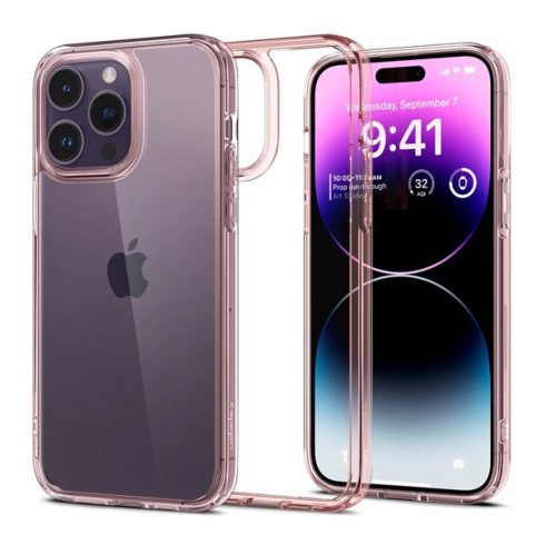Spigen Ultra Hybrid Apple iPhone 14 Pro Max tok, Rose Crystal, rózsaszín