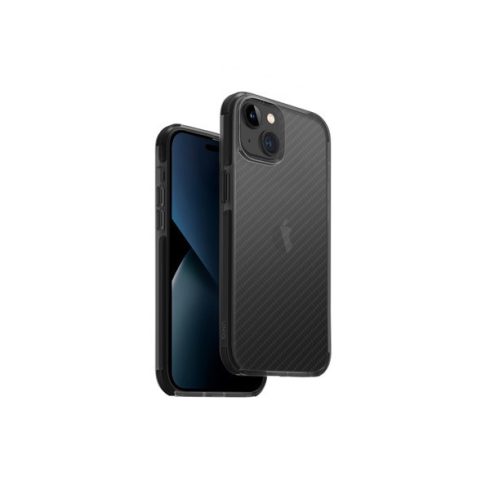 Uniq Combat Aramid Apple iPhone 14 Plus, szilikon tok, fekete