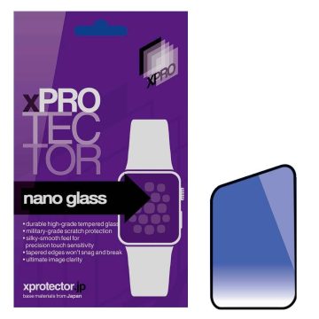   Apple Watch 38mm Xprotector Nano Glass kijelzővédő fólia, fekete kerettel