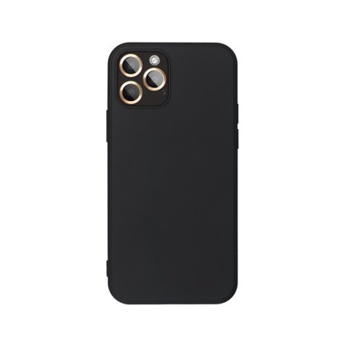 Forcell Szilikon LITE hátlap tok Apple iPhone 14, fekete