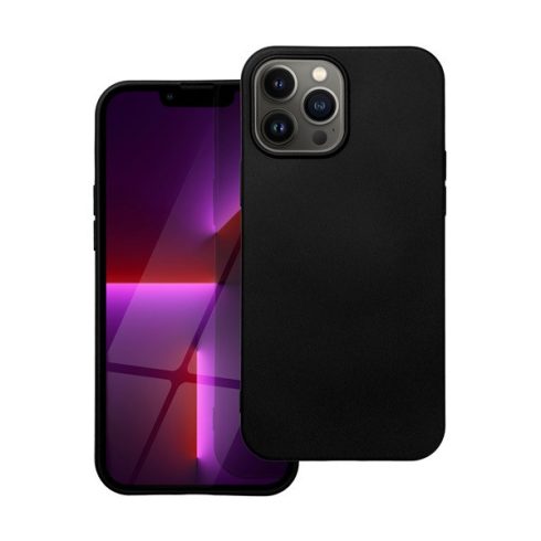 Forcell Szilikon LITE hátlap tok Apple iPhone 14 Pro Max, fekete