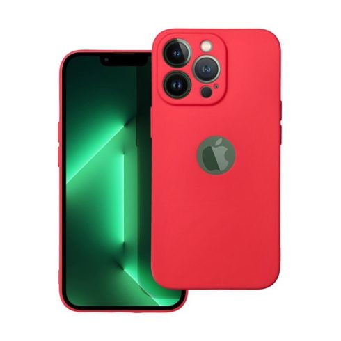 Forcell Soft szilikon hátlap tok Apple iPhone 14 Pro, piros