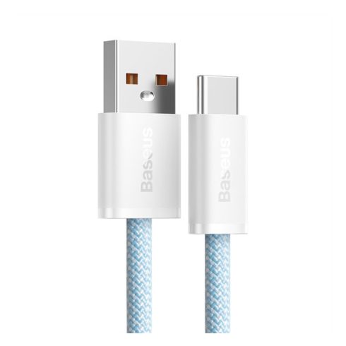 Baseus Dynamic USB / USB-C gyorstöltő töltő- és adatkábel, 100W, 1m, kék