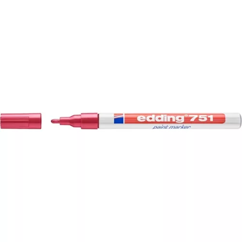 Edding 751 1-2mm piros lakkmarker