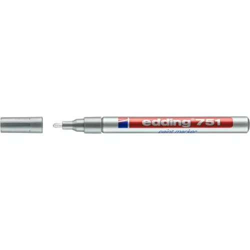 Edding 751 1-2mm ezüst lakkmarker