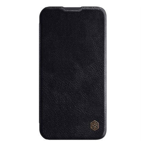 Nillkin Qin Pro Apple iPhone 14 Pro bőr  flip tok, fekete