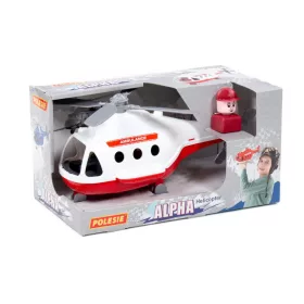 POLESIE Kunststoff ALPHA Rettungshubschrauber WEISS