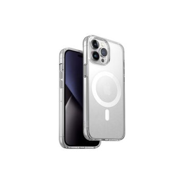   Uniq Hybrid Magclick Apple iPhone 14 Pro, Magsafe szilikon tok, átlátszó