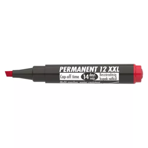 ICO Permanent 12 XXL piros marker