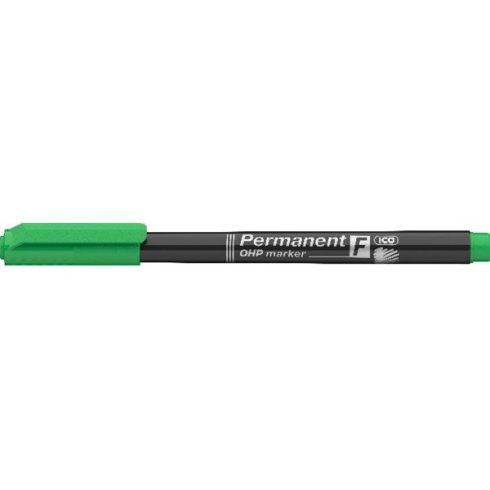 ICO OHP F 0,5mm zöld permanent marker