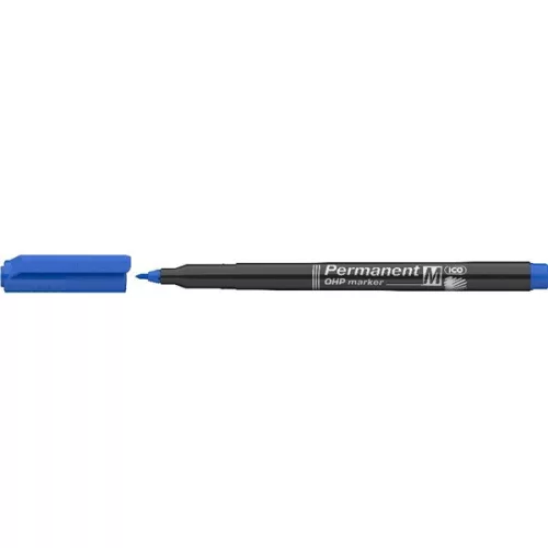 ICO OHP M 1-1,5mm kék permanent marker