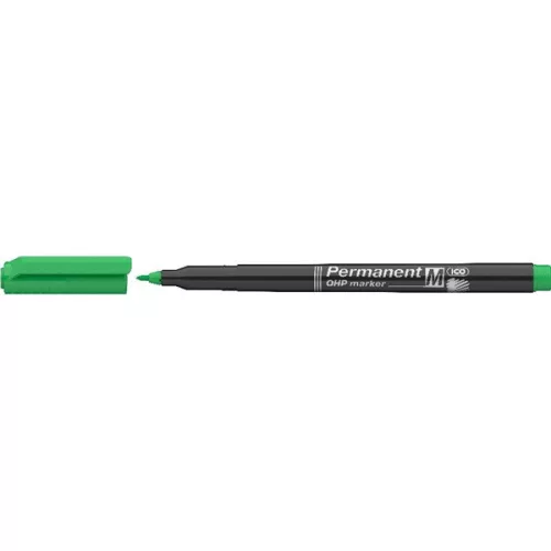 ICO OHP M 1-1,5mm zöld permanent marker