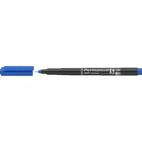 ICO OHP S 0,3mm kék permanent marker