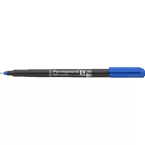 ICO OHP S 0,3mm kék permanent marker