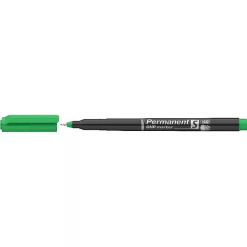 ICO OHP S 0,3mm zöld permanent marker