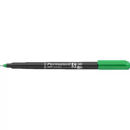 ICO OHP S 0,3mm zöld permanent marker