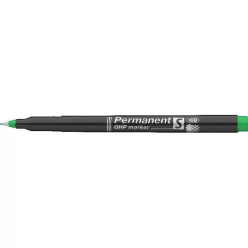 ICO OHP S 0,3mm zöld permanent marker