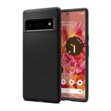   Spigen Liquid Air Google Pixel 6 Pro tok, Matte Black, fekete