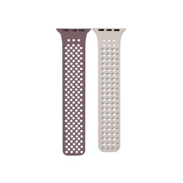   Phoner Spike Apple Watch szilikon szíj, 38/40/41mm, lila/barna
