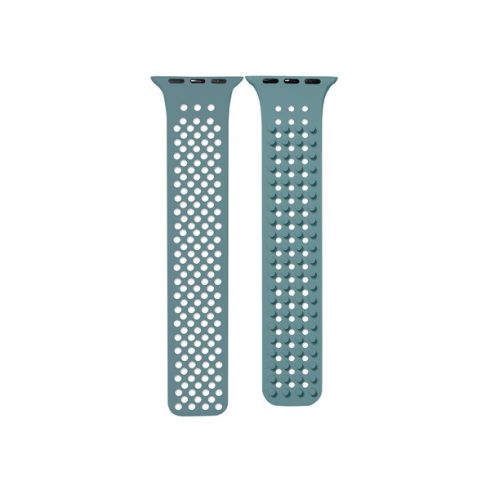 Phoner Spike Apple Watch szilikon szíj, 49/45/44/42mm, zöld
