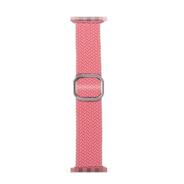   Phoner Hook Apple Watch csatos fonott szövet szíj, 49/45/44/42mm, rózsaszín