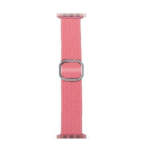 Phoner Hook Apple Watch csatos fonott szövet szíj, 49/45/44/42mm, rózsaszín