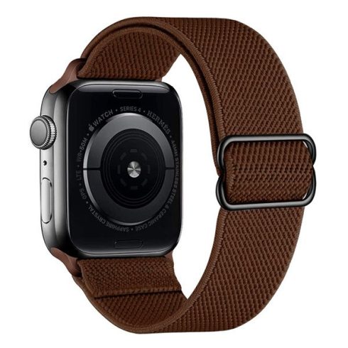 Phoner Dew Apple Watch csatos fonott szövet szíj, 38/40/41mm, barna