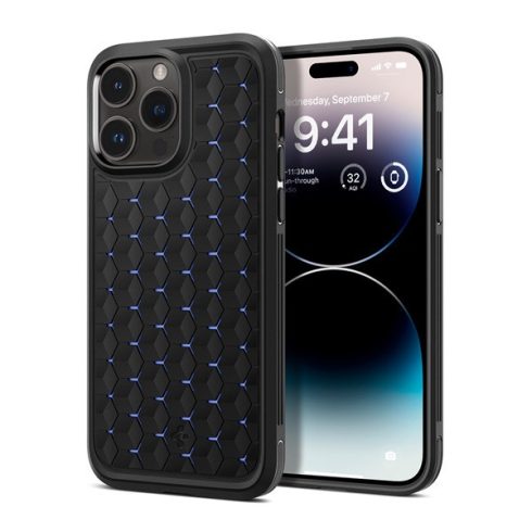 Spigen Cryo Armor Apple iPhone 14 Pro tok, Matte Black, fekete