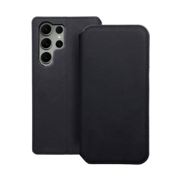 Dual Pocket Samsung Galaxy S23 Ultra, flip tok, fekete