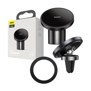   Baseus Neo Gravity Magsafe autós tartó, szellőzőrácsba/műszerfalra, fekete