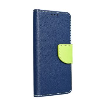 Fancy Apple iPhone 15 Plus flip tok, kék/lime