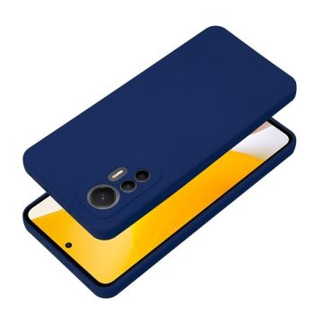 Forcell Soft Apple iPhone 15 szilikon tok, sötétkék