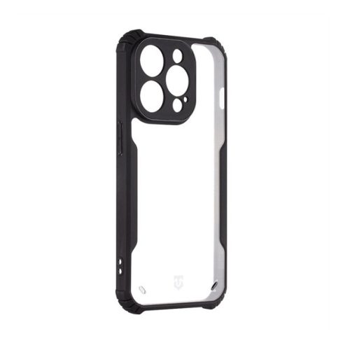 Tactical Quantum Stealth Apple iPhone 15 Pro tok, fekete/átlátszó
