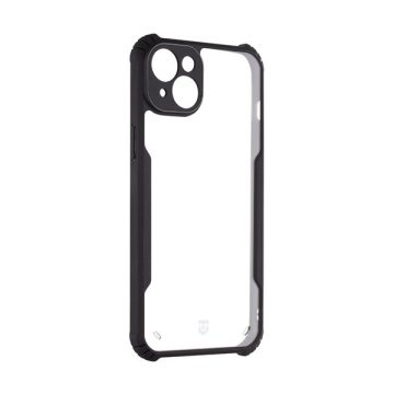   Tactical Quantum Stealth Apple iPhone 15 Plus tok, fekete/átlátszó