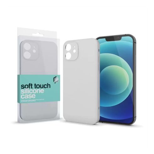 Xprotector Soft Touch szilikon tok Slim Apple iPhone 15 Pro, törtfehér