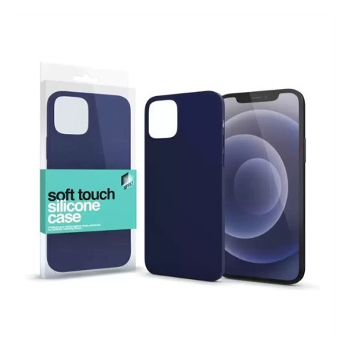 Xprotector Soft Touch szilikon tok Apple iPhone 15 Pro Max, sötétkék