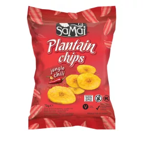   SAMAI Kochbananenchips scharfe Chili 75g Kochbanane Dschungel-Chili