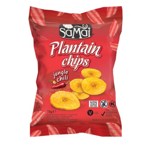 SAMAI Plantain chips csípős chilli 75g főzőbanán
