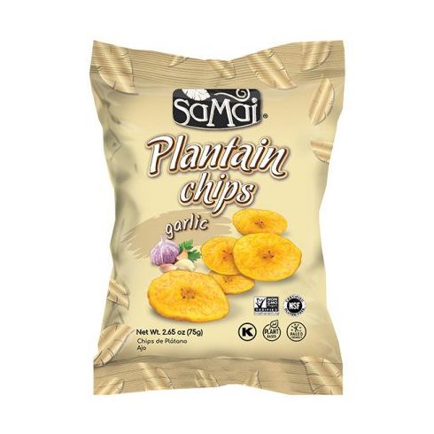 SAMAI Plantain chips fokhagymás 75g főzőbanán Garlic