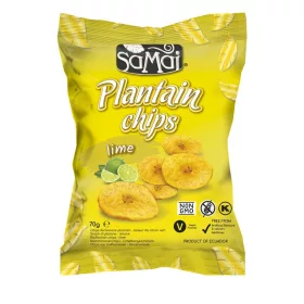 SAMAI Kochbananenchips Limette 70g auf Kochbanane