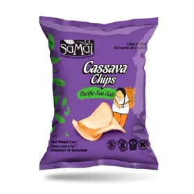 SAMAI Maniokchips mit Meersalz, 57 g Maniok