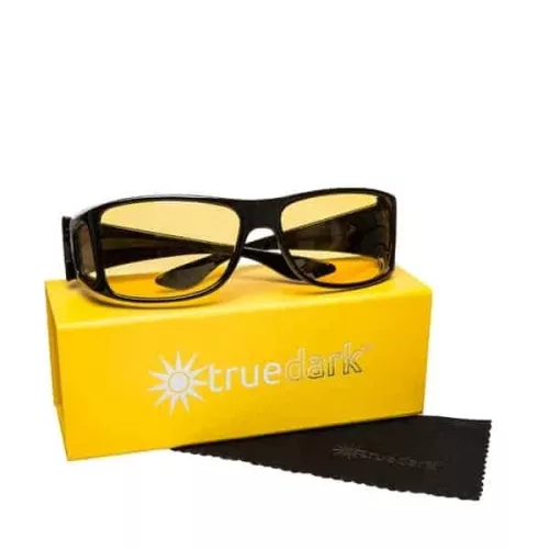 TrueDark® Daywalker Fitover Blaulichtfilterbrille für Brillenträger