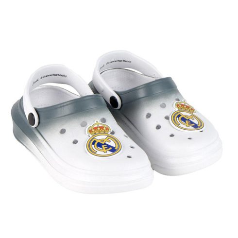 Real Madrid Coat of Arms White gyerek papucs, clog 32/33