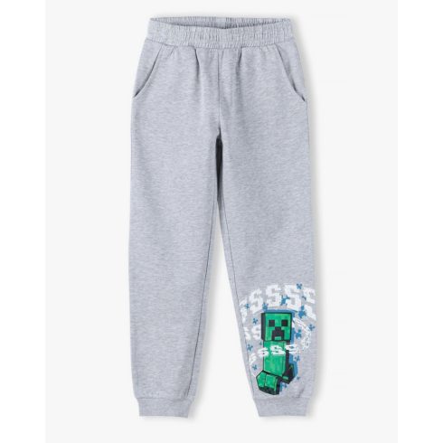 Minecraft Grey gyerek hosszú nadrág, jogging alsó 12 év / 152 cm