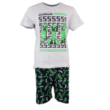   Minecraft Creeper Dreams gyerek rövid pizsama 10 év / 140 cm